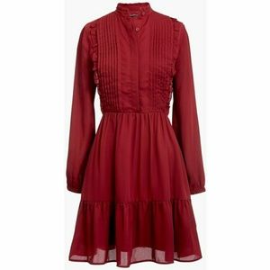 🎀Sale🎀 J Crew Ruffle Hem Pintuck Dress